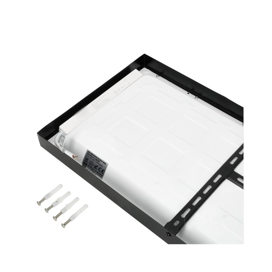 LED panel BRISBANE LED/36W/230V 4000K 29,5x119 cm sort