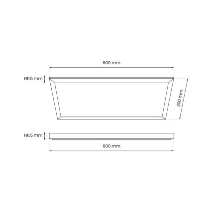 LED panel LED/24W/230V 4000K