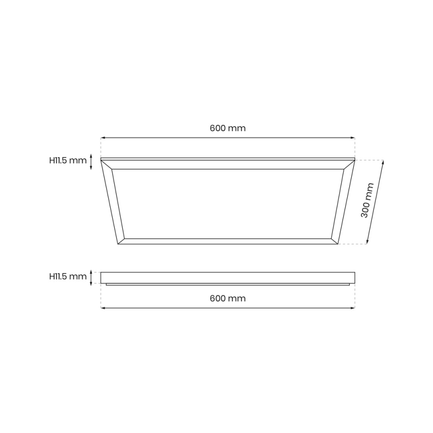 LED panel LED/24W/230V 4000K