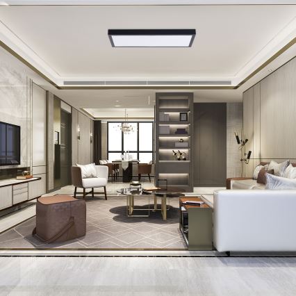 LED panel LED/36W/230V 4000K 30x60 cm sort