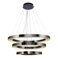 LED Pendant Lamp JESI LED/99W/230V 3000K Ø 100 cm Silver