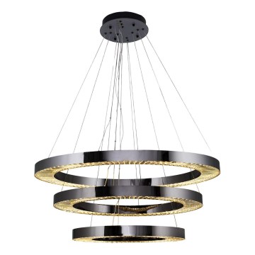 LED Pendant Lamp JESI LED/99W/230V 3000K Ø 100 cm Silver