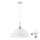 LED pendel 1xE27/60W/230V hvid