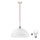 LED pendel 1xE27/60W/230V hvid