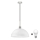 LED pendel 1xE27/60W/230V hvid