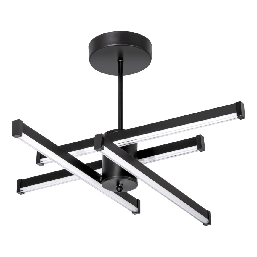 LED pendel 4xLED/10W/230V 3000-6500K diameter 68 cm sort