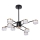 LED pendel 8xLED/6W/230V 3000-6500K diameter 68 cm guldfarvet/sort