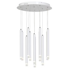 LED pendel ALBA 12xLED/1W/230V hvid