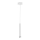 LED Pendel ALBA 1xLED/5W/230V hvid
