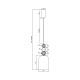 LED pendel ARTE LED/12W/230V diameter 16 cm sort