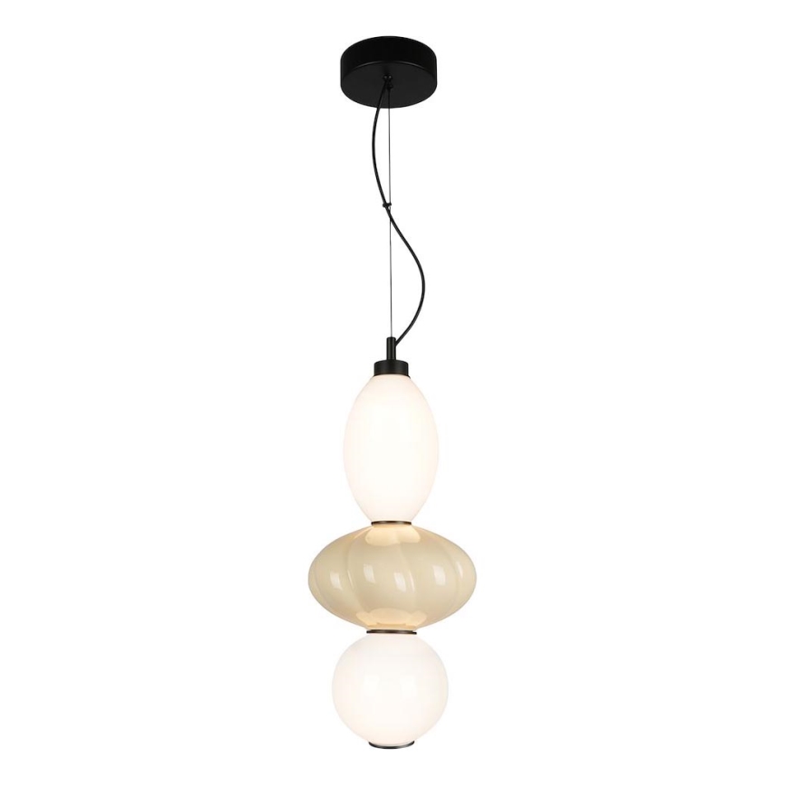 LED pendel ASCOLI LED/18W/230V diameter 20 cm beige