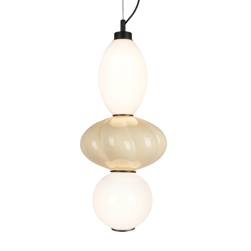 LED pendel ASCOLI LED/18W/230V diameter 20 cm beige