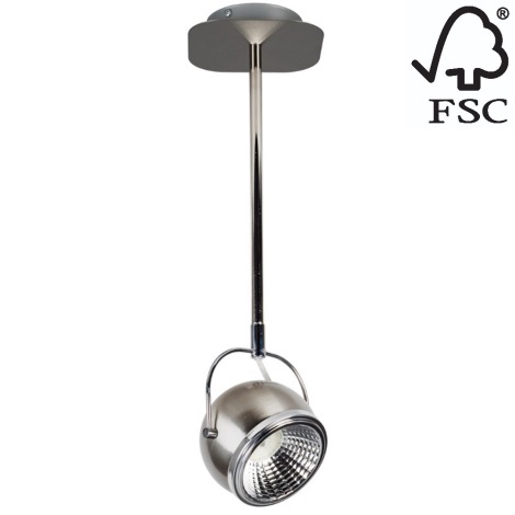 LED pendel BALL 1xGU10/5W/230V - FSC-certificeret