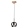 LED pendel BALL WOOD 1xGU10/5W/230V mat eg