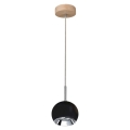 LED pendel BALL WOOD 1xGU10/5W/230V mat eg