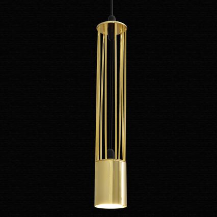 LED Pendel BARS 1xGU10/4,8W/230V guldfarvet