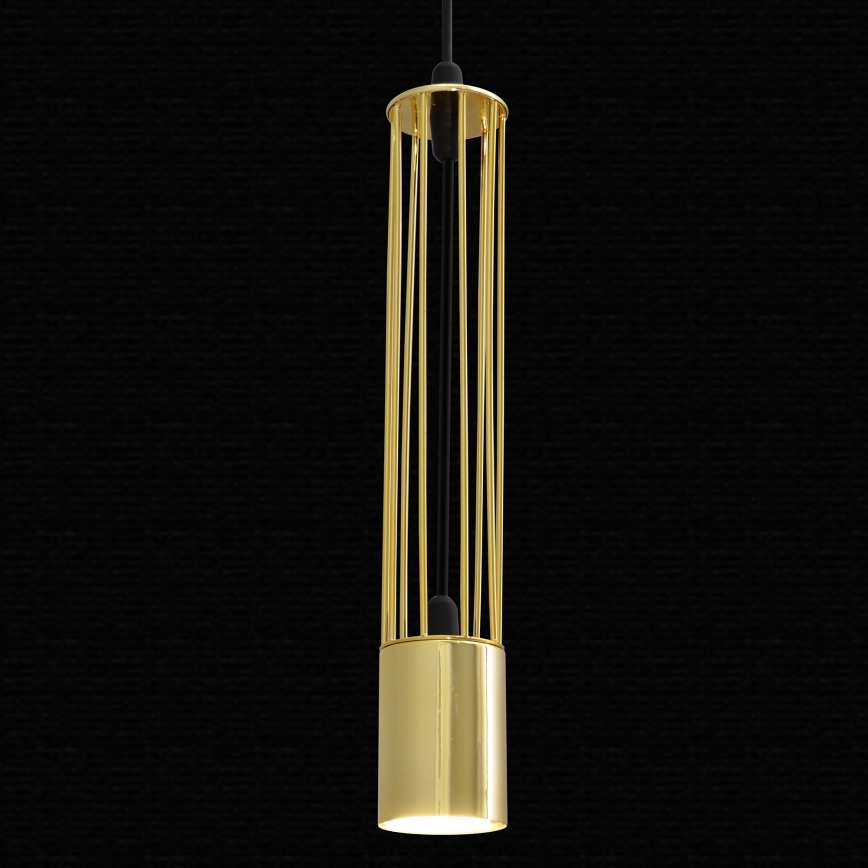 LED Pendel BARS 1xGU10/4,8W/230V guldfarvet
