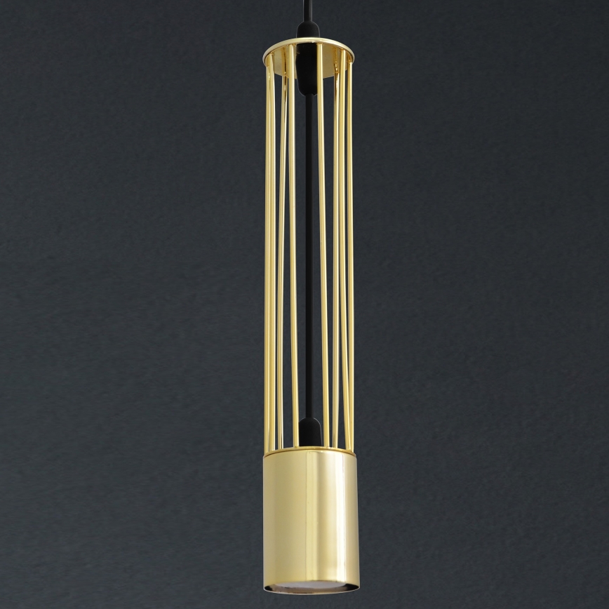 LED Pendel BARS 1xGU10/4,8W/230V guldfarvet