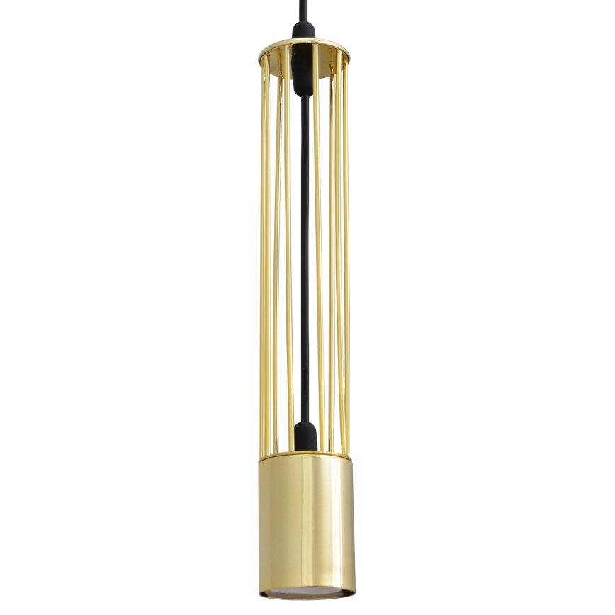 LED Pendel BARS 1xGU10/4,8W/230V guldfarvet