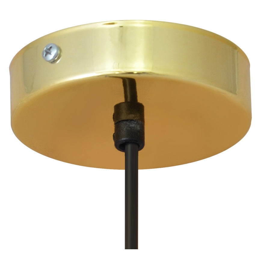 LED Pendel BARS 1xGU10/4,8W/230V sort/gylden