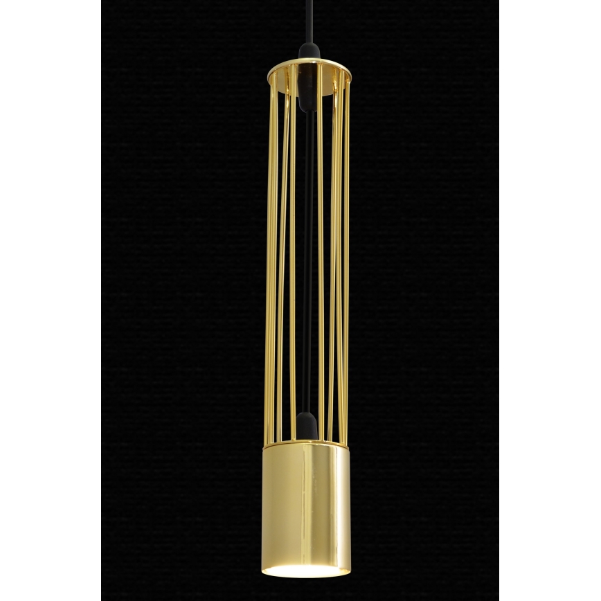 LED Pendel BARS 3xGU10/4,8W/230V gylden/sort