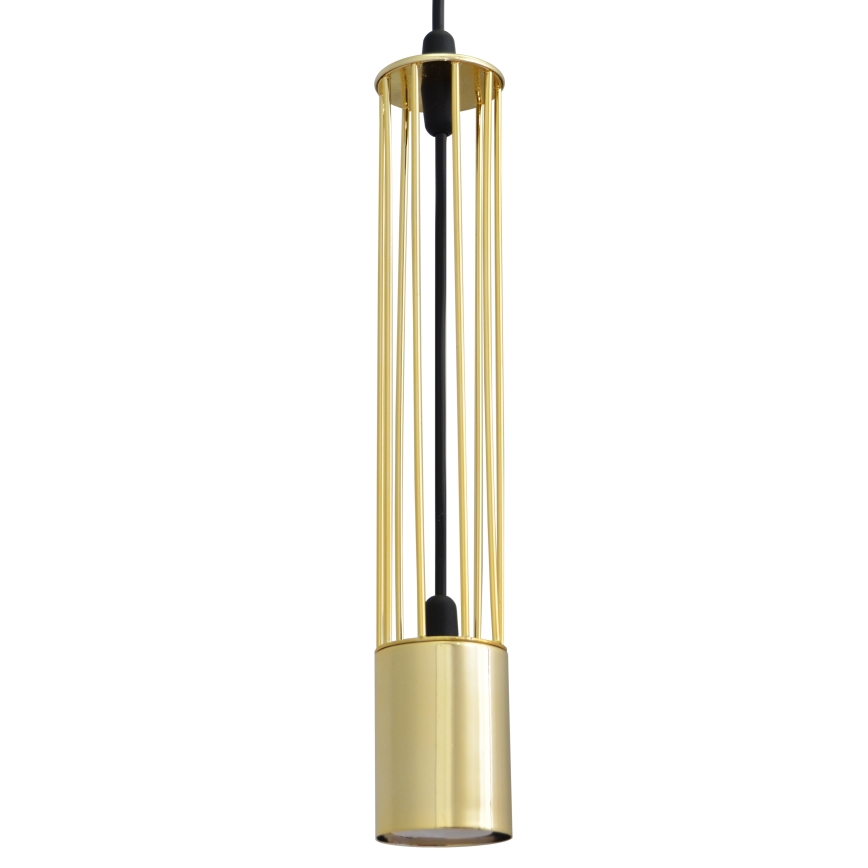 LED Pendel BARS 3xGU10/4,8W/230V gylden/sort