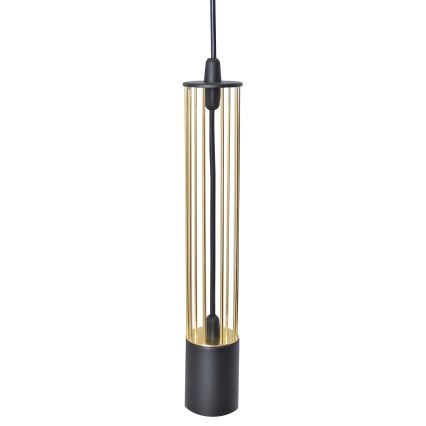 LED Pendel BARS 3xGU10/4,8W/230V sort/gylden
