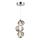 LED pendel BOLLA LED/12W/230V diameter 16 cm røget