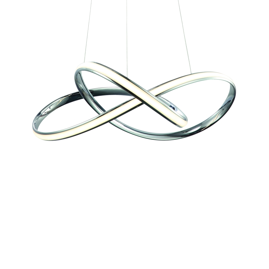 LED pendel CAPPIO LED/36W/230V skinnende krom