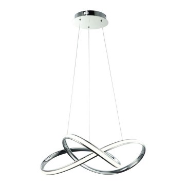 LED pendel CAPPIO LED/36W/230V skinnende krom