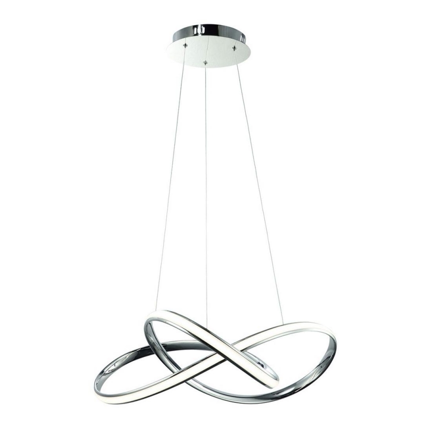LED pendel CAPPIO LED/36W/230V skinnende krom