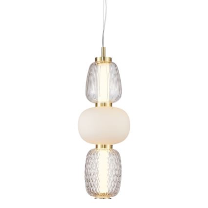 LED pendel CARO LED/28W/230V guldfarvet