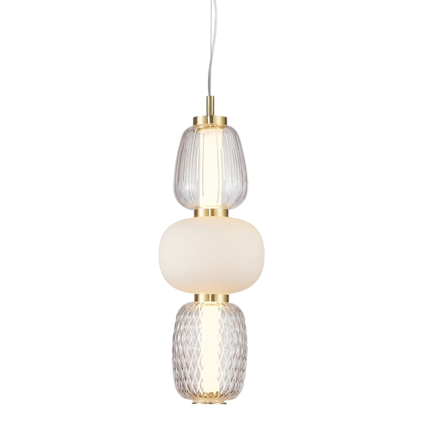 LED pendel CARO LED/28W/230V guldfarvet