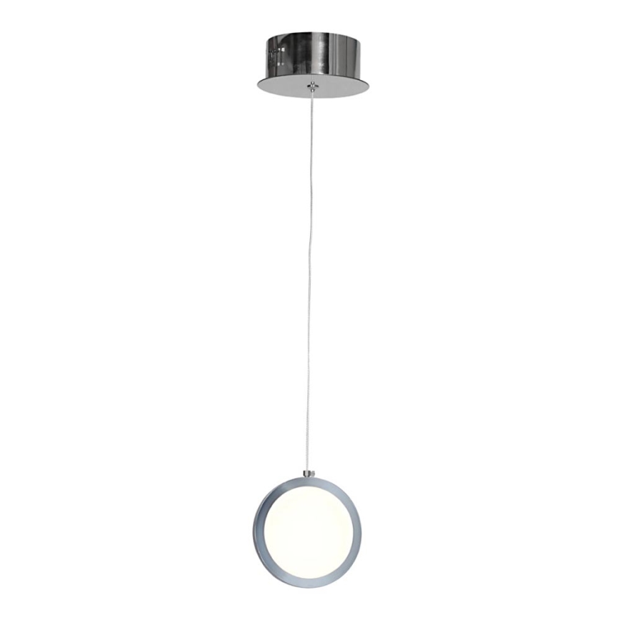 LED pendel CIRCOLO LED/7W/230V skinnende krom