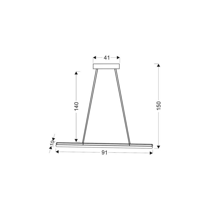 LED pendel COCONUT LED/28W/230V