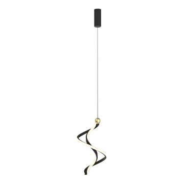 LED pendel COLIA LED/19W/230V sort/guldfarvet