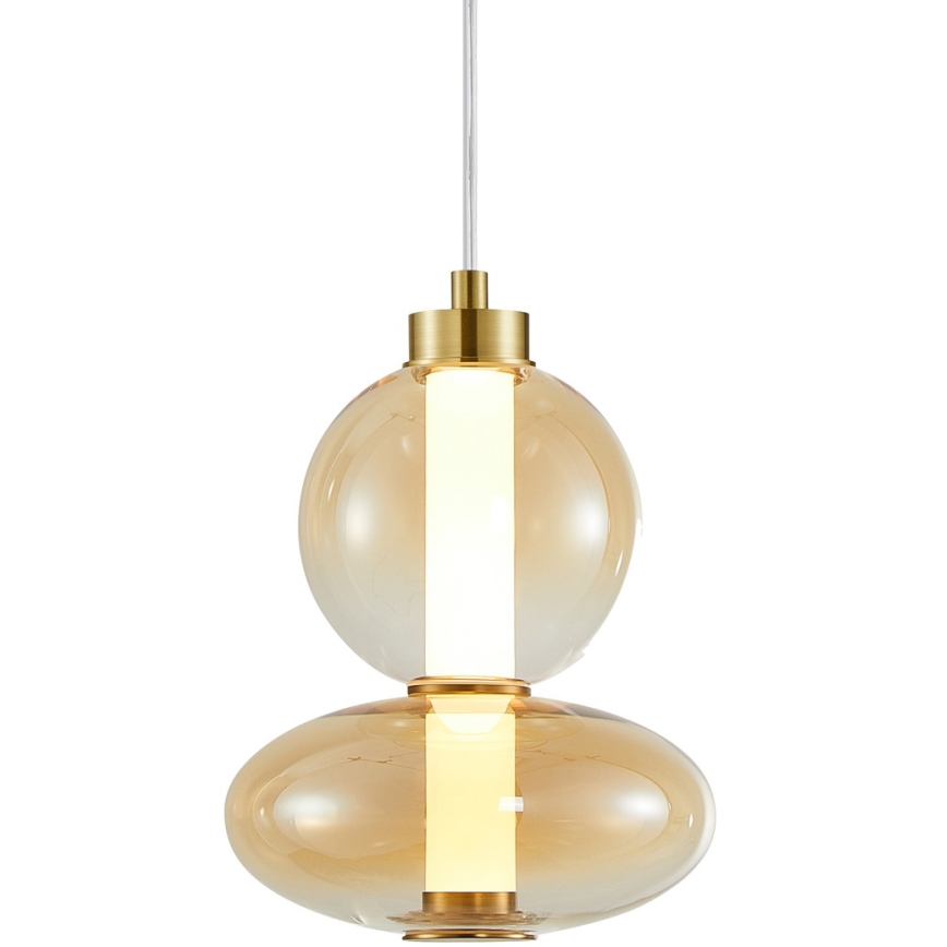 LED pendel DAPHNE LED/12W/230V guldfarvet