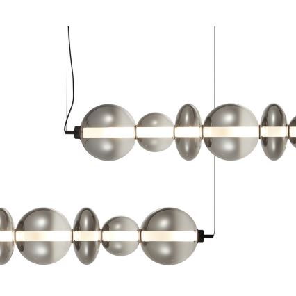 LED pendel DAPHNE LED/40W/230V grå