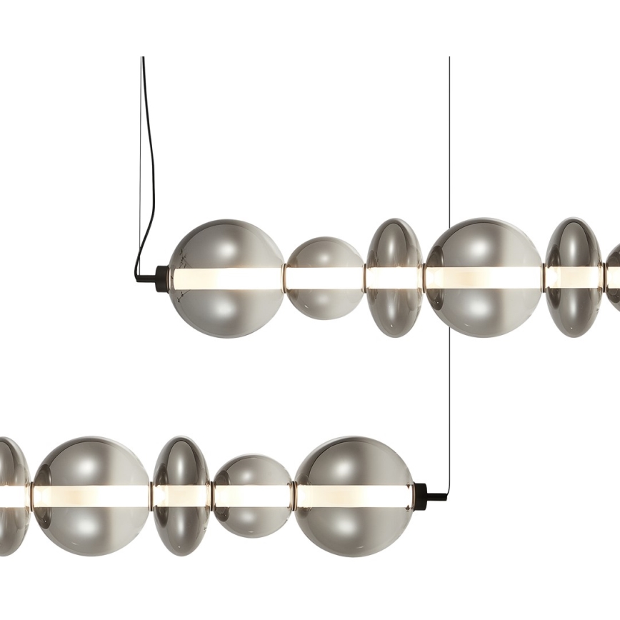 LED pendel DAPHNE LED/40W/230V grå