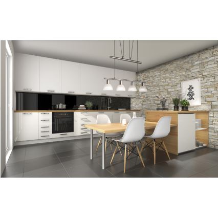 LED pendel DAYTONA 4xE14/5W/230V 3000K skinnende krom