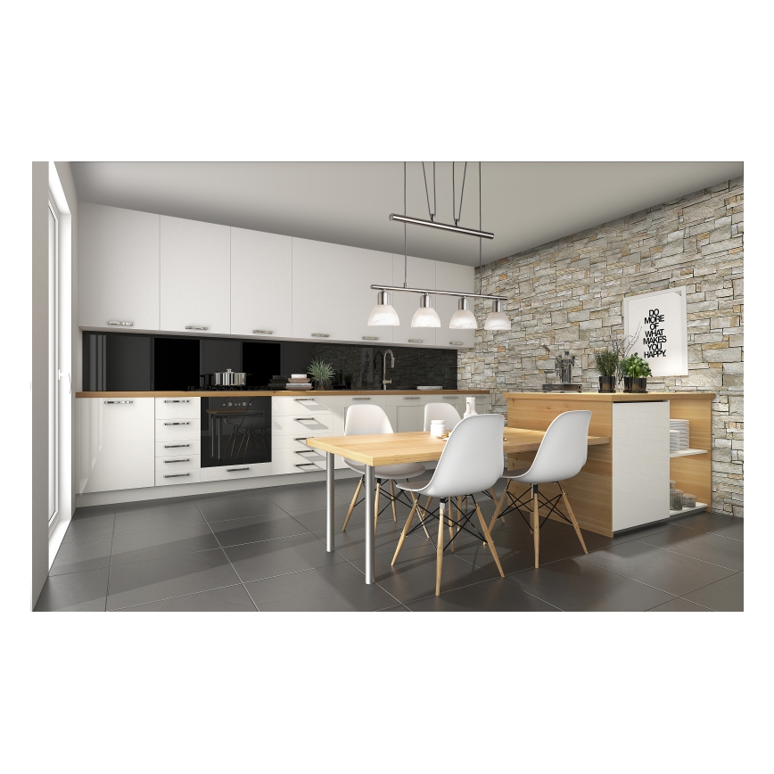 LED pendel DAYTONA 4xE14/5W/230V 3000K skinnende krom