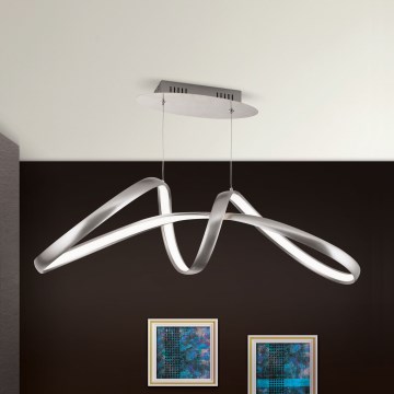 LED pendel dæmpbar CIRCUS LED/36W/230V sølvfarvet