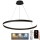 LED pendel dæmpbar LED/100W/230V 3000-6500K diameter 80 cm + fjernbetjening