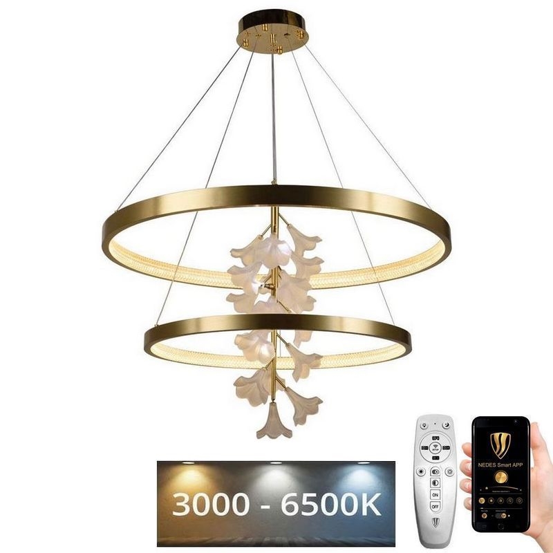 LED pendel dæmpbar LED/100W/230V 3000-6500K + fjernbetjening