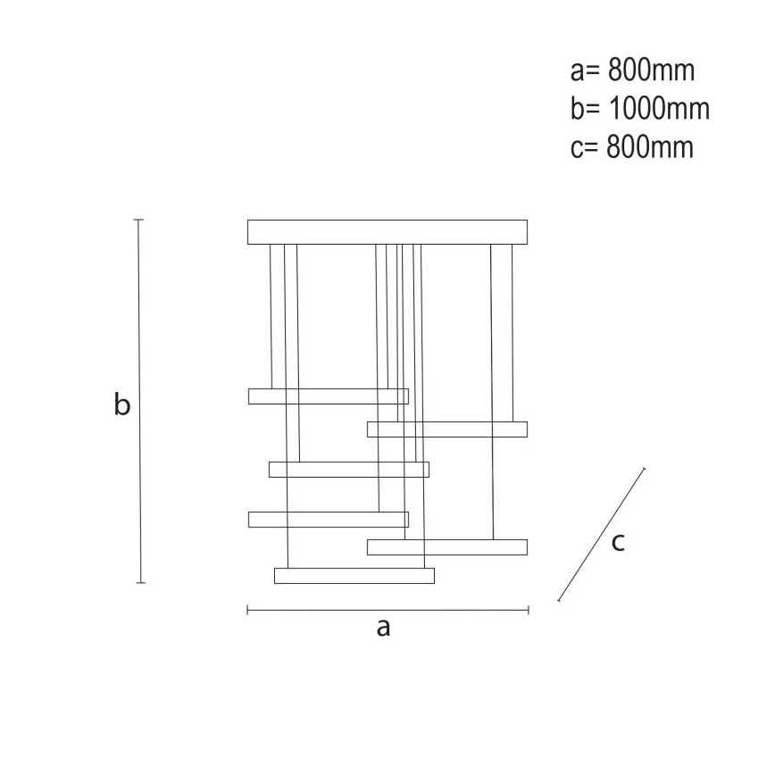 LED pendel dæmpbar LED/100W/230V 3000-6500K + fjernbetjening