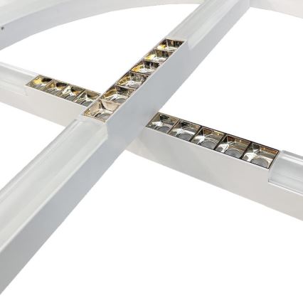 LED pendel dæmpbar LED/100W/230V 3000-6500K diameter 60 cm + fjernbetjening