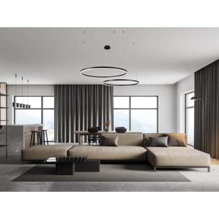 LED pendel dæmpbar LED/100W/230V 3000-6500K + fjernbetjening