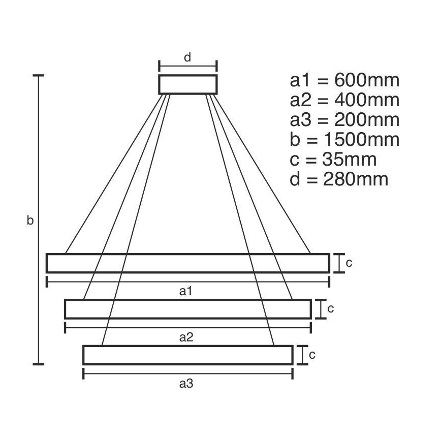 LED krystalpendel dæmpbar LED/100W/230V 3000-6500K sølvfarvet + fjernbetjening