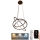 LED pendel dæmpbar LED/105W/230V 3000-6500K diameter 60 cm + fjernbetjening