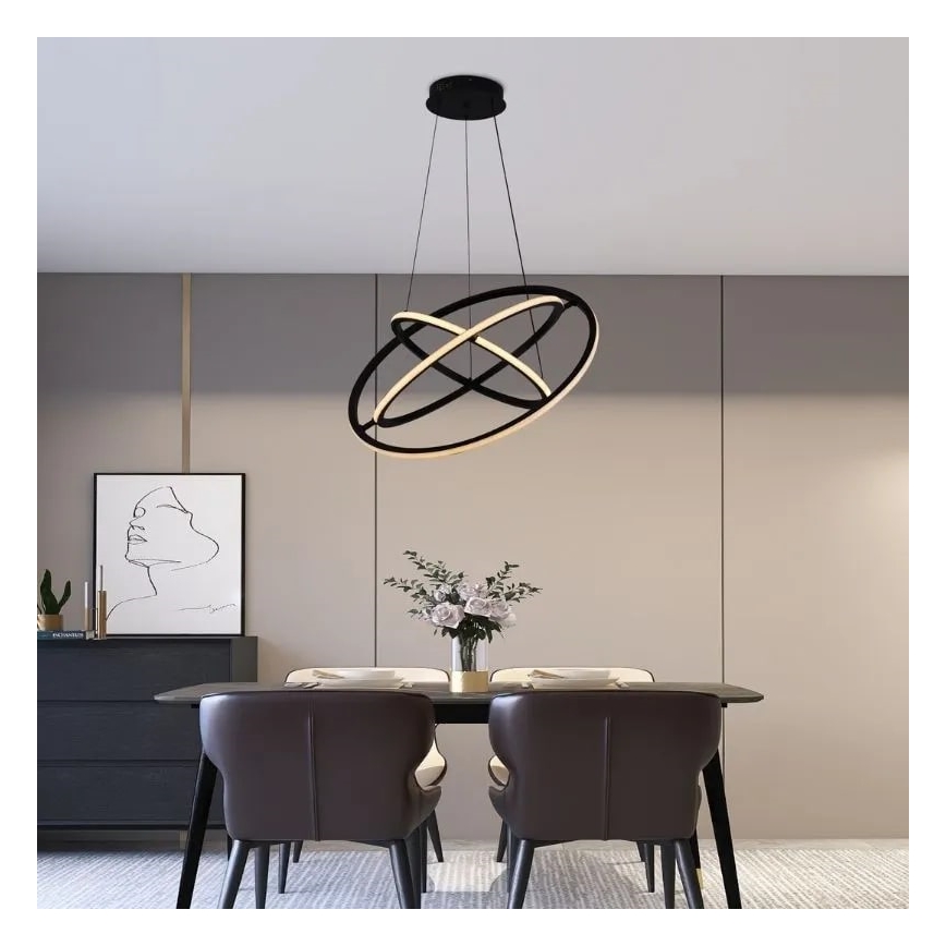 LED pendel dæmpbar LED/105W/230V 3000-6500K + fjernbetjening